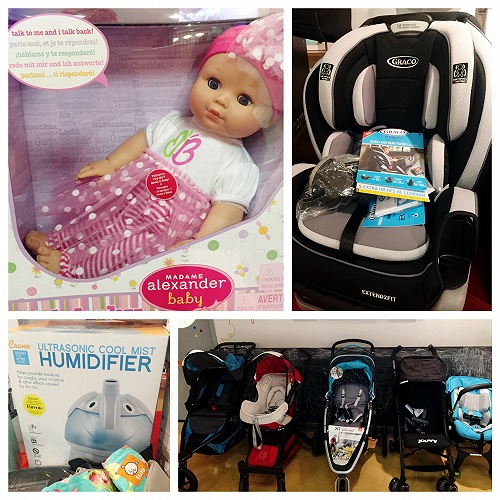 expectant dinner prizes graco carseat madam alexander doll
