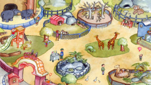 My Zoo Animals: Toddler's Seek & Find Book app big city moms